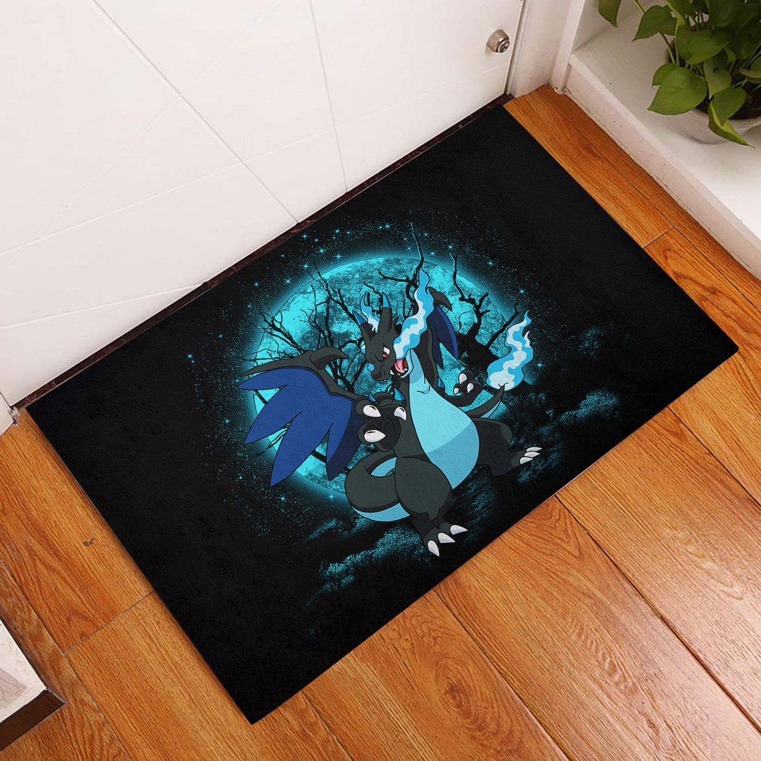 Tapis Charizard Mega X Pokemon Moonlight Doormat Home Decor – Image 2