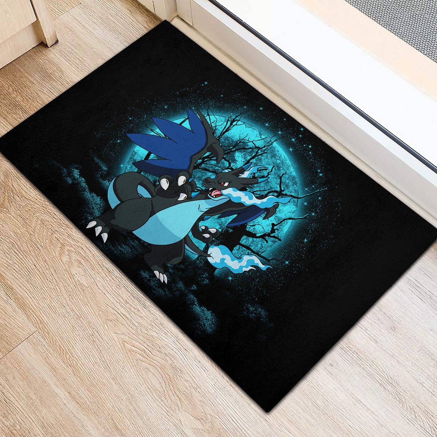 Tapis Charizard Mega X Pokemon Moonlight Doormat Home Decor – Image 3