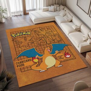 Alternative view of Tapis Pokémon – Dracaufeu 12