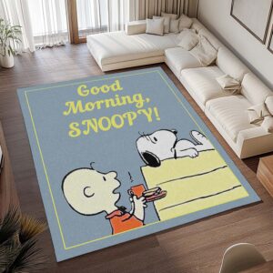 Alternative view of Tapis Peanuts – Charlie Brown et Snoopy 3