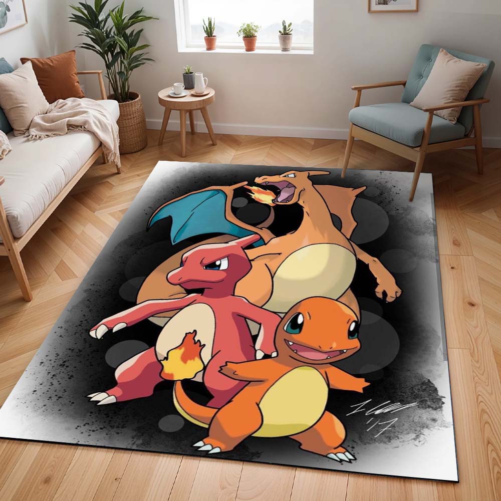 Tapis Pokémon – Salamèche, Reptincel et Dracaufeu 2