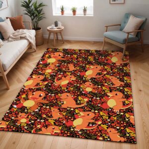 Tapis Pokémon – Salamèche – Type Feu