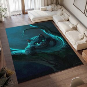Alternative view of Tapis Alice au pays des merveilles – Chat du Cheshire 02