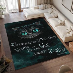 Alternative view of Tapis Alice au pays des merveilles – Chat du Cheshire 03