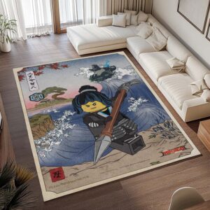 Alternative view of Tapis Ninjago – Cole personnage 01