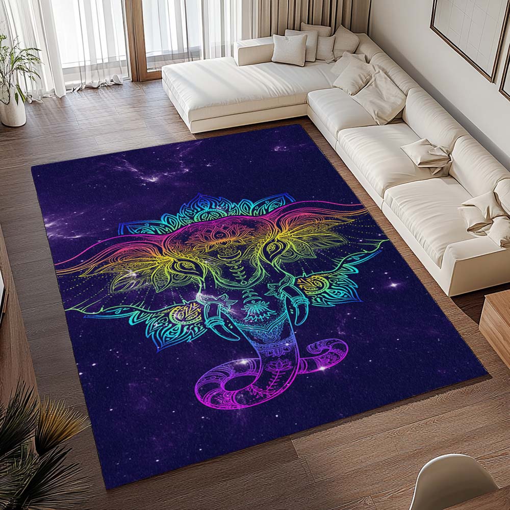 Tapis Éléphant coloré – Style élégant 02 – Image 2