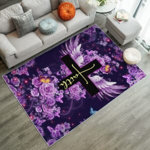 Alternative view of Tapis Cross Faith Rug Carpet Rug Home Room Decor