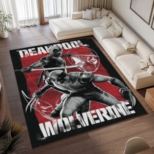 Alternative view of Tapis Deadpool et Wolverine