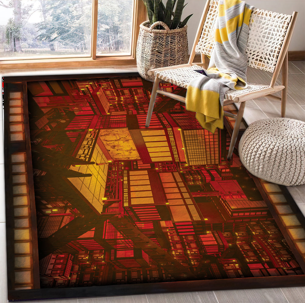 Tapis Demon Slayer Infinity Castle Carpet Rug Home Room Decor – Image 3