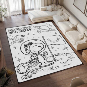 Alternative view of Tapis Snoopy – Découverte de l’espace
