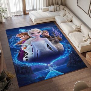 Alternative view of Tapis Disney La Reine des Neiges – Tous les personnages 1002