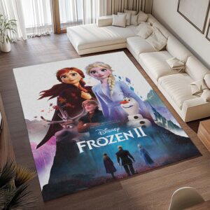Alternative view of Tapis Disney La Reine des Neiges – Tous les personnages 1003