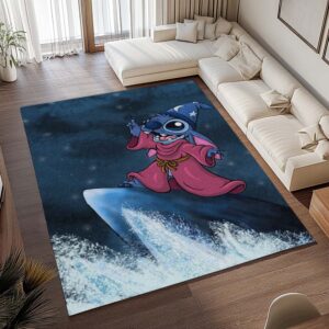 Alternative view of Tapis Disney Lilo & Stitch – Stitch fait du surf