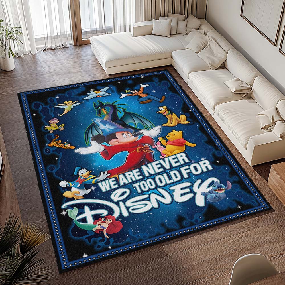 Tapis Disney – Mickey Mouse – Jamais trop vieux pour Disney – Image 2