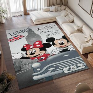 Alternative view of Tapis Disney – Mickey et Minnie à Londres