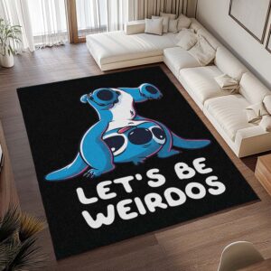 Alternative view of Tapis Disney – Stitch – Soyons bizarres