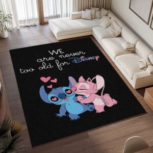 Alternative view of Tapis Disney – Stitch et Angel 10