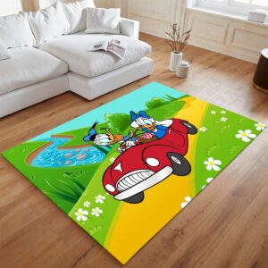 Alternative view of Tapis Donald Duck et Daisy Duck – En voiture & pique-nique