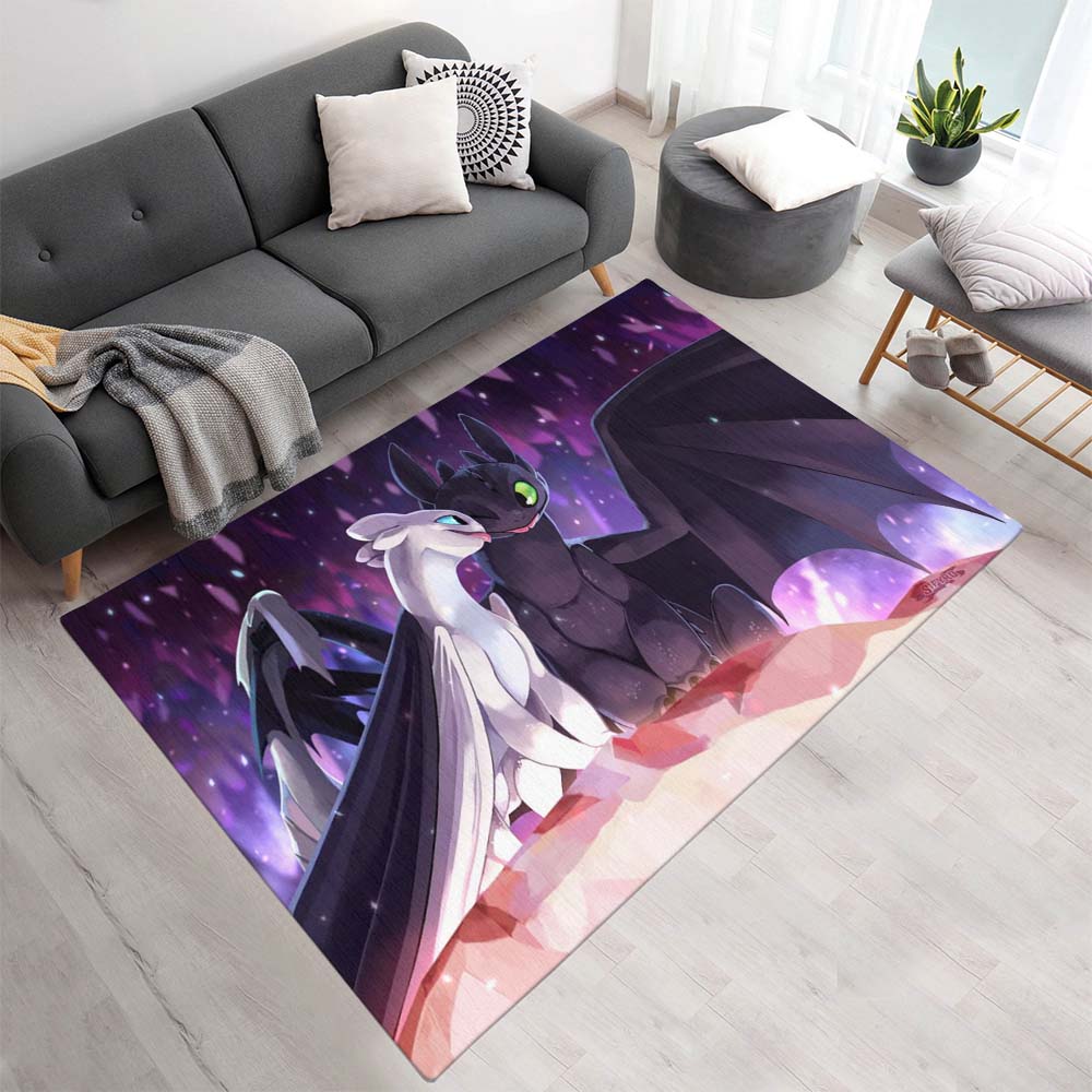 Tapis Dragons – Krokmou et Furie Éclair 4