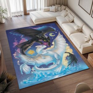 Alternative view of Tapis Dragons – Krokmou et Furie Éclair 5