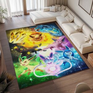 Alternative view of Tapis Pokémon – Évoli – Évolution 1