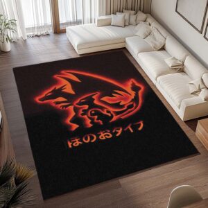 Alternative view of Tapis Dracaufeu de Feu Pokémon – Fire Charizard 2