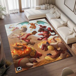 Alternative view of Tapis Type Feu Pokémon – Fire Type