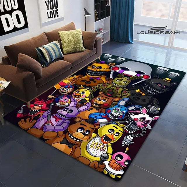 Tapis Five Nights At Freddys Cosplay Carpet Living Room Bedroom Sofa Rug Door Mat 09