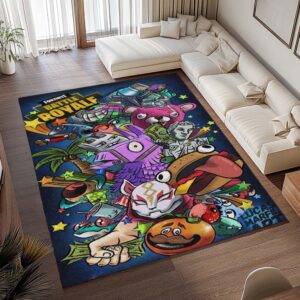 Alternative view of Tapis Fortnite – Lama, Drift, Tomatohead, Câline, V-Bucks