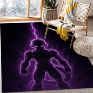 Alternative view of Tapis Black Frieza Dragon Ball Light Carpet Rug Home Room Decor