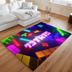 Alternative view of Tapis Game Boy Tetris Tetrimino 3