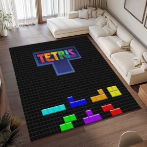 Alternative view of Tapis Game Boy Tetris Tetrimino 4