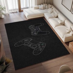 Alternative view of Tapis Manette PlayStation Noir et Blanc 06