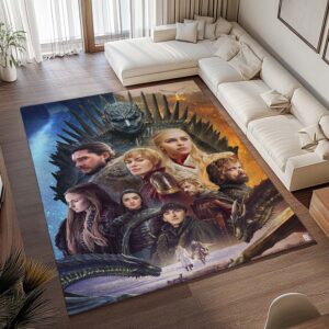Alternative view of Tapis Game of Thrones – Personnage « L’hiver vient » 05