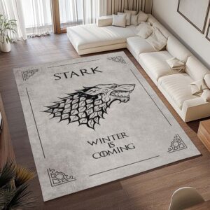 Alternative view of Tapis Game of Thrones – Maison Stark « L’hiver vient »