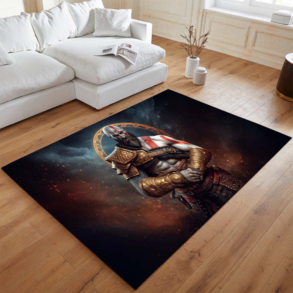 Tapis God of War Ragnarök Kratos Esprit de Sparte 10 – Image 2