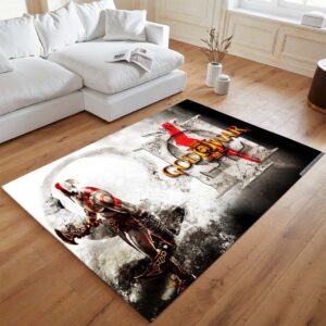 Alternative view of Tapis God of War Ragnarök Kratos Esprit de Sparte 3