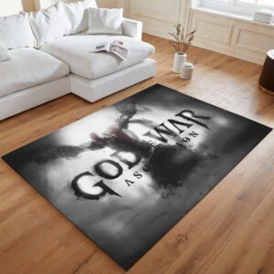 Alternative view of Tapis God of War Ragnarök Kratos Esprit de Sparte