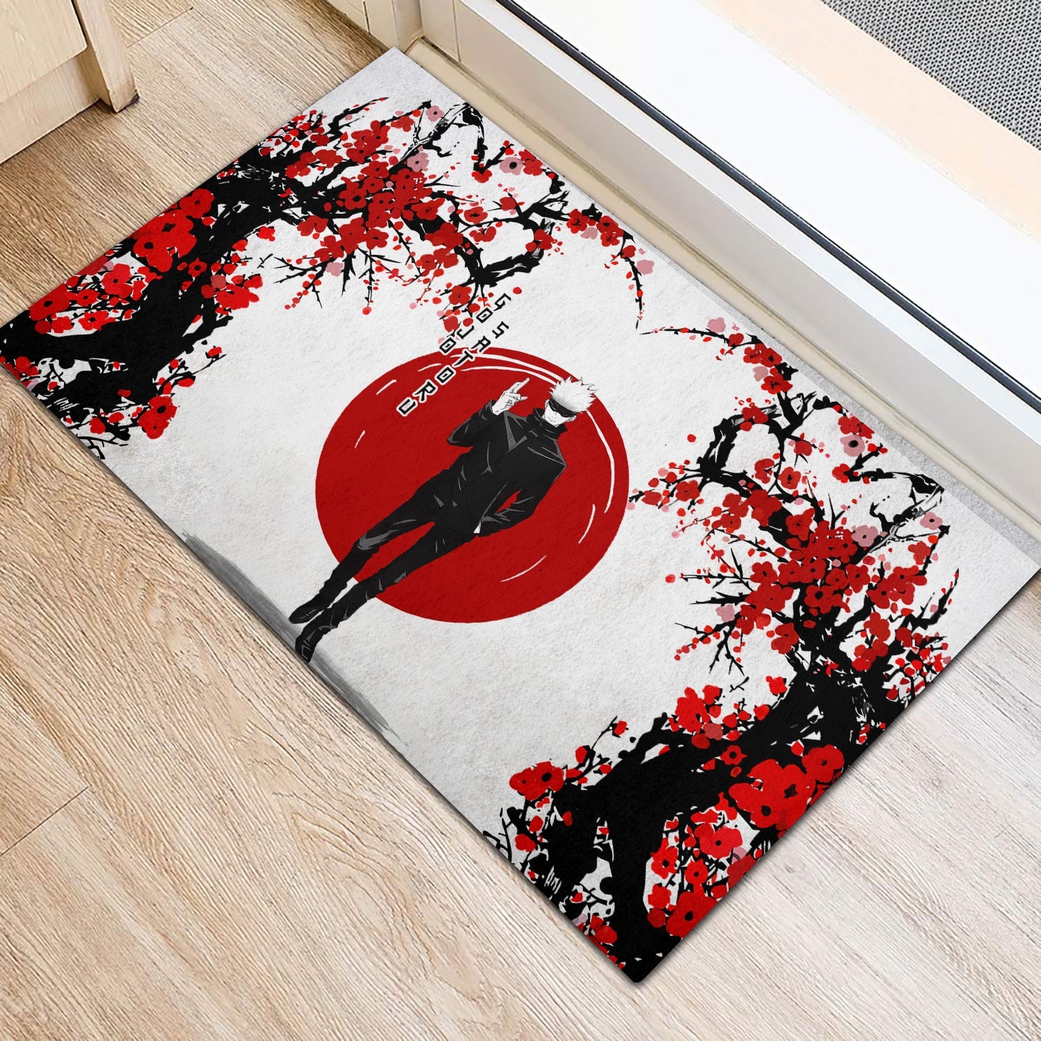 Tapis Gojo Satoru Jujutsu Kaisen Anime Japan Doormat Home Decor – Image 2