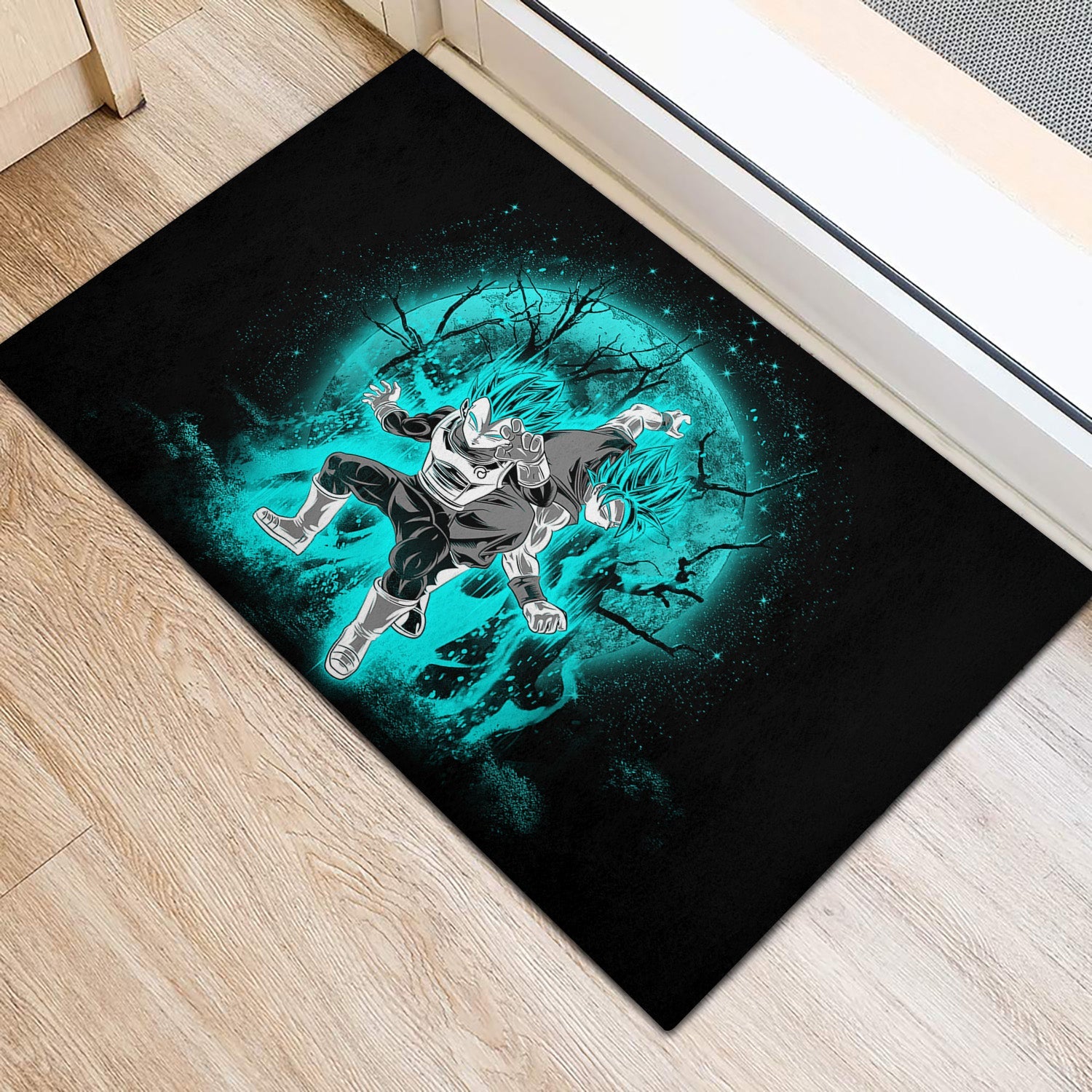 Tapis Goku Vegeta Moonlight Doormat Home Decor – Image 2