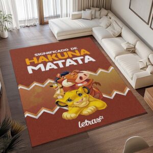 Alternative view of Tapis Hakuna Matata – Le Roi Lion – Personnages 3