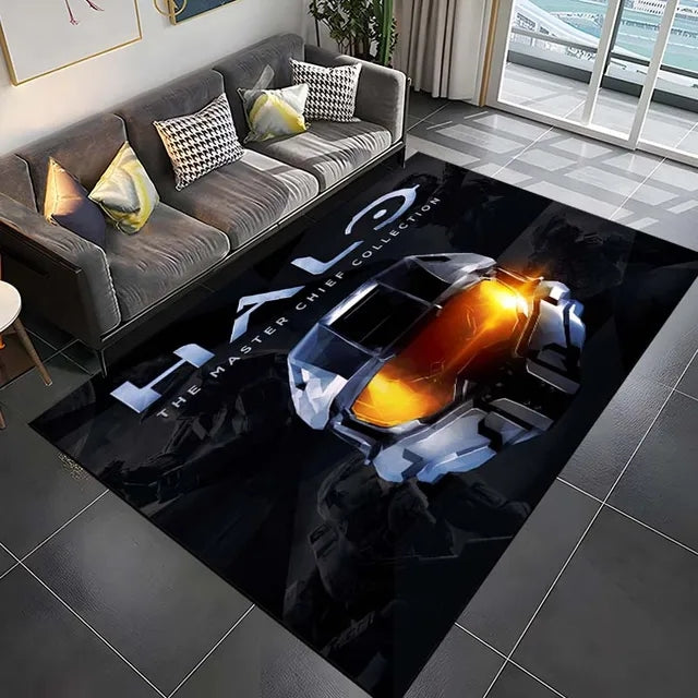 Tapis Halo Infinite Graphic Carpet Living Room Bedroom Sofa Rug Door Mat Kitchen Bathroom 09