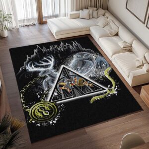 Alternative view of Tapis Harry Potter Always – Symbole & Hibou