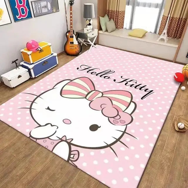 Tapis Hello Kitty Graphic Carpet Living Room Bedroom Sofa Rug Door Mat Kitchen Bathroom 05