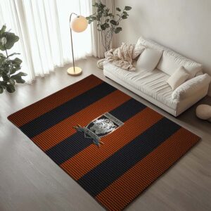 Tapis Hull City FC EFL Championship Yellow Black Metal Mesh