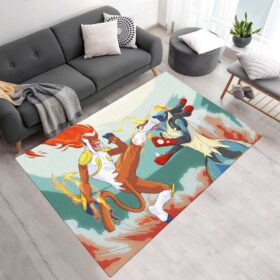 Tapis Simiabraz contre Méga-Lucario