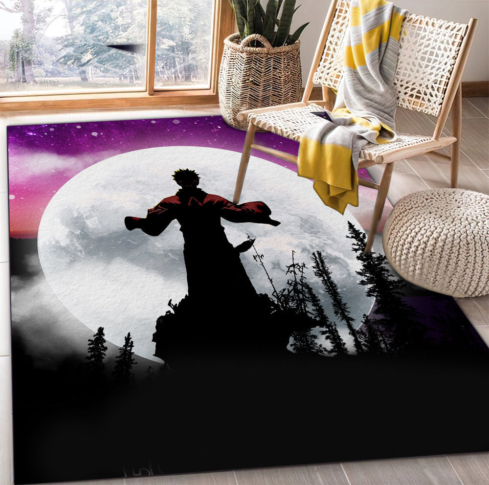 Tapis Jujutsu Kaisen Sukuna Moon Night Rug Carpet Rug Home Room Decor – Image 3