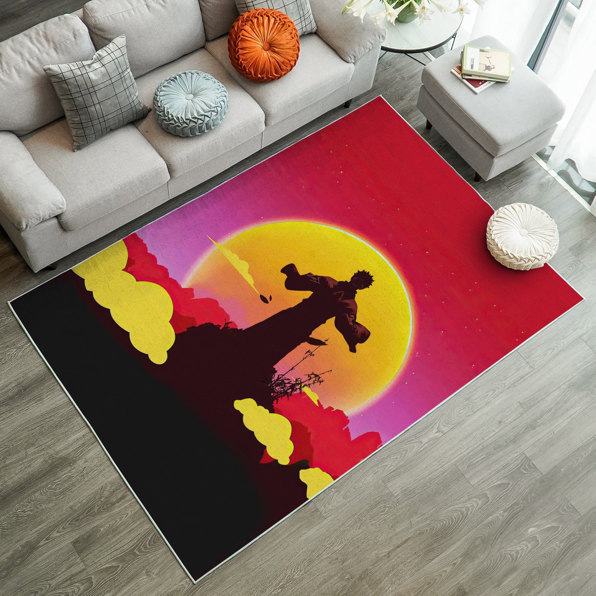 Tapis Jujutsu Kaisen Sukuna Rug Carpet Rug Home Room Decor – Image 2