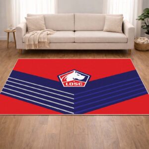 Alternative view of Tapis LOSC Lille OSC French Football Team 11