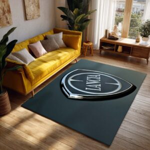 Tapis Car Lancia Car Silver Style